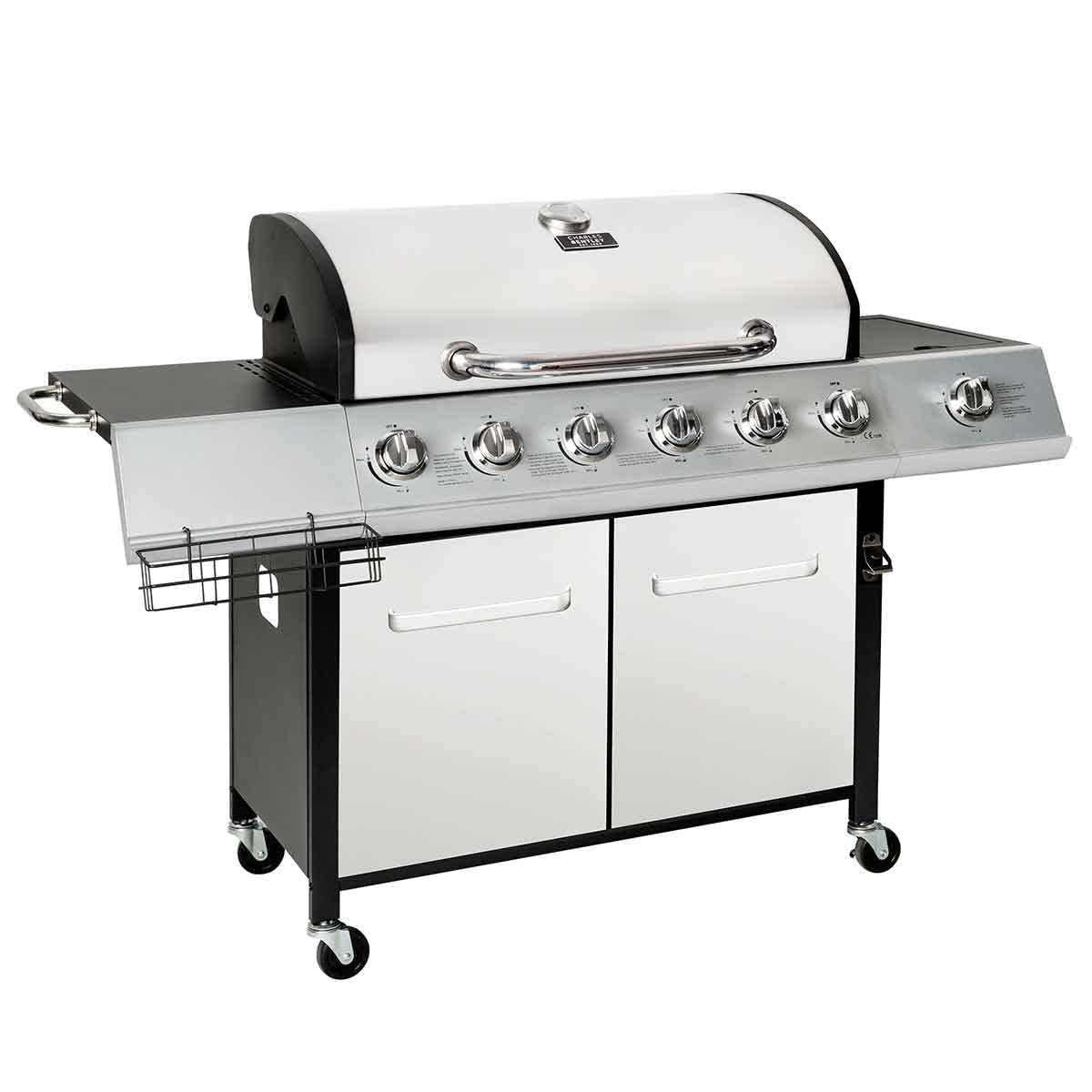 Charles Bentley 7-Burner Premium Gas BBQ with Side Burner