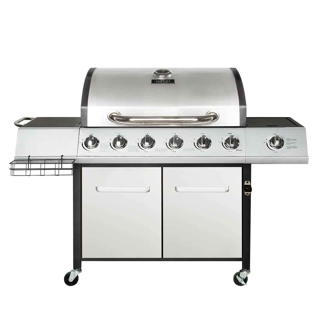 Charles Bentley 7-Burner Premium Gas BBQ with Side Burner