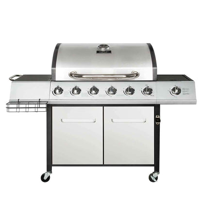 Charles Bentley 7-Burner Premium Gas BBQ with Side Burner