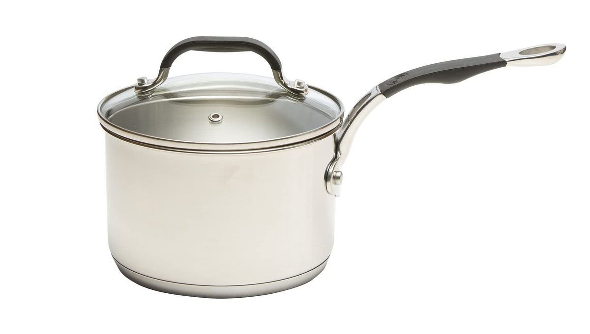 ProWare Stainless Steel 5-Piece Saucepan Set with Frying Pan