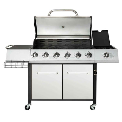 Charles Bentley 7-Burner Premium Gas BBQ with Side Burner