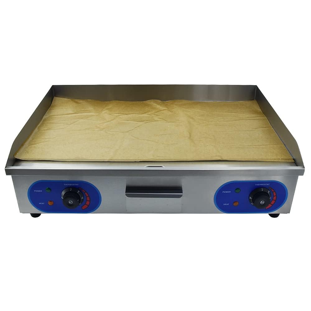 TAIMIKO 73cm Commercial Electric Griddle 4400W – Full Flat Stainless Steel