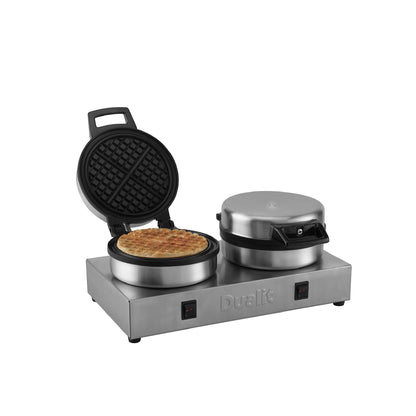 Dualit 1.6kW Double Waffle Iron 74002 – 60 Waffles/Hour Output