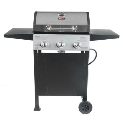 Grill Boss 3-Burner Portable Propane Gas BBQ Grill with Lid
