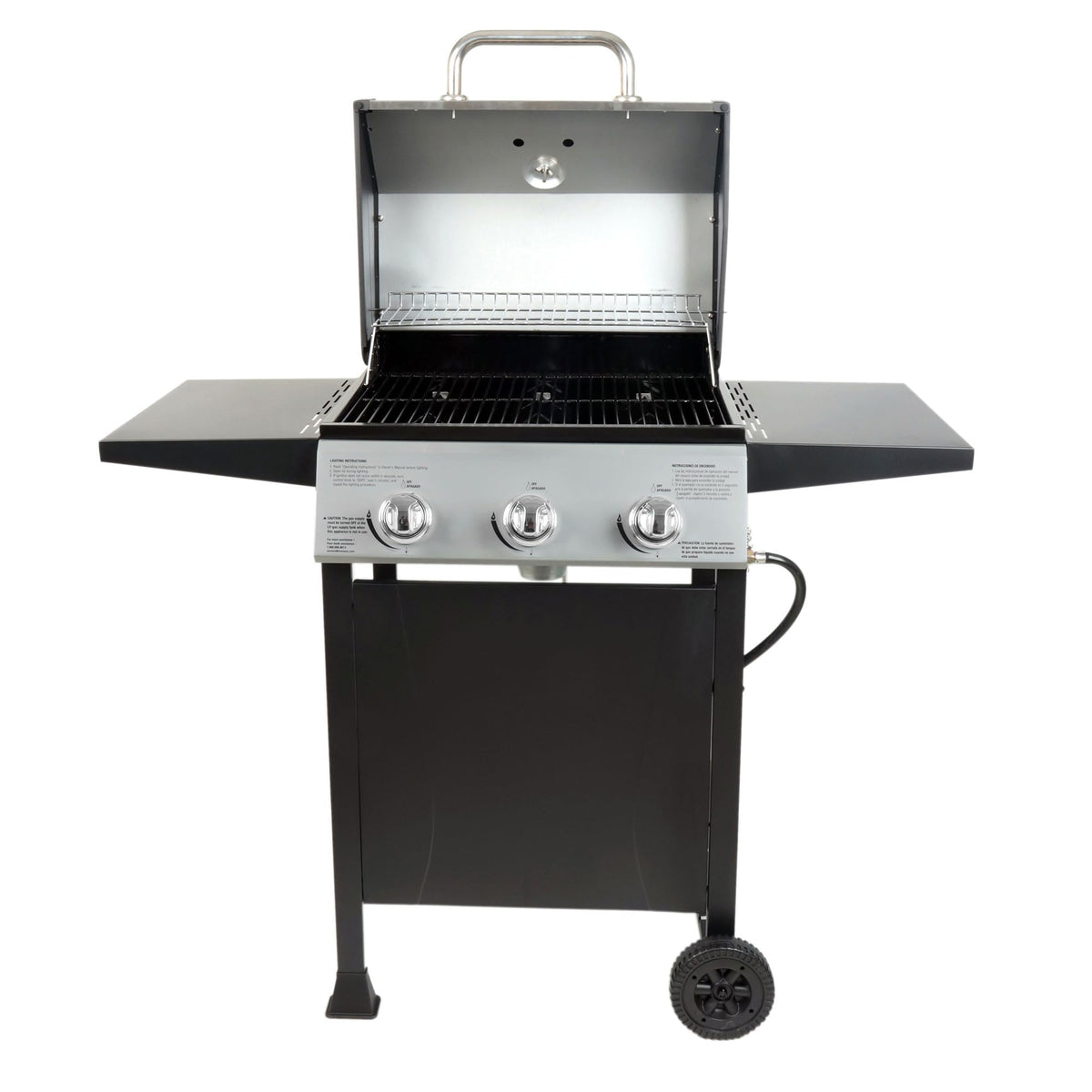 Grill Boss 3-Burner Portable Propane Gas BBQ Grill with Lid
