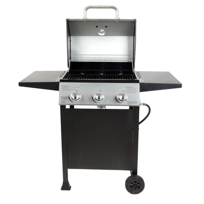 Grill Boss 3-Burner Portable Propane Gas BBQ Grill with Lid