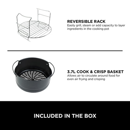 Ninja Foodi 9-in-1 Multi Cooker 6L – Pressure Cook & Air Fry – OP350UK