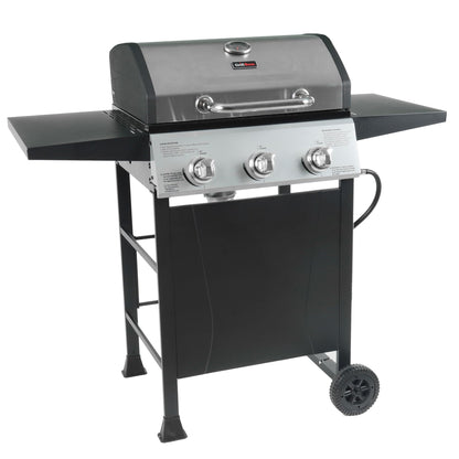 Grill Boss 3-Burner Portable Propane Gas BBQ Grill with Lid