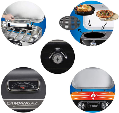 Campingaz 2100 LX Portable Table Top Gas Grill, 2 Burners