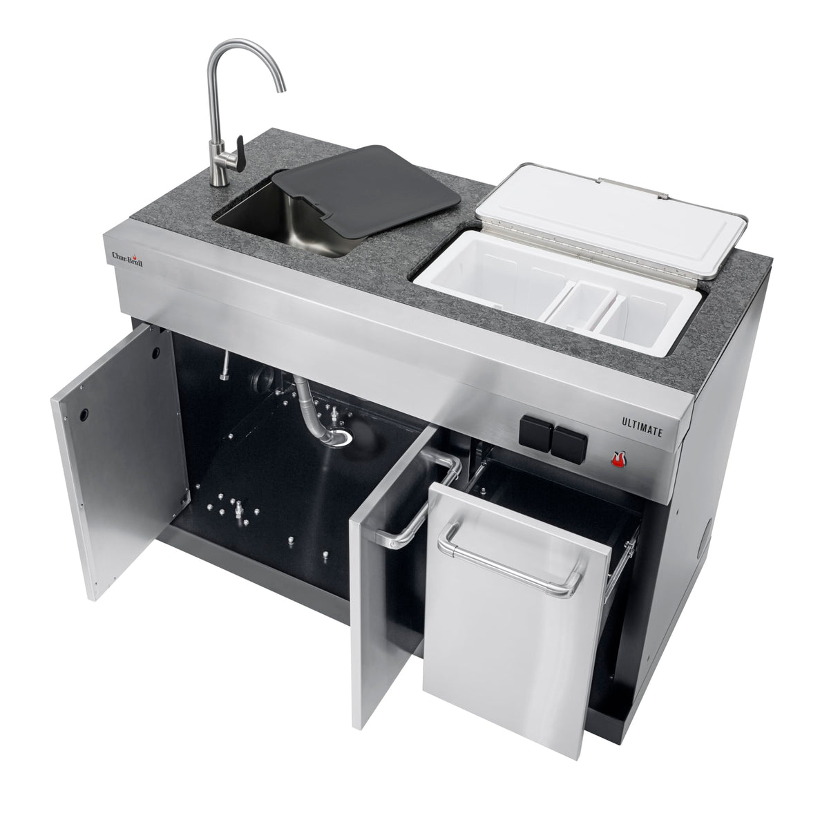 Char-Broil Ultimate Entertainment Unit, Stainless Steel
