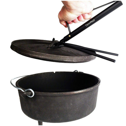 CampMaid 7-Piece Dutch Oven & Outdoor Cooking Accessory Set