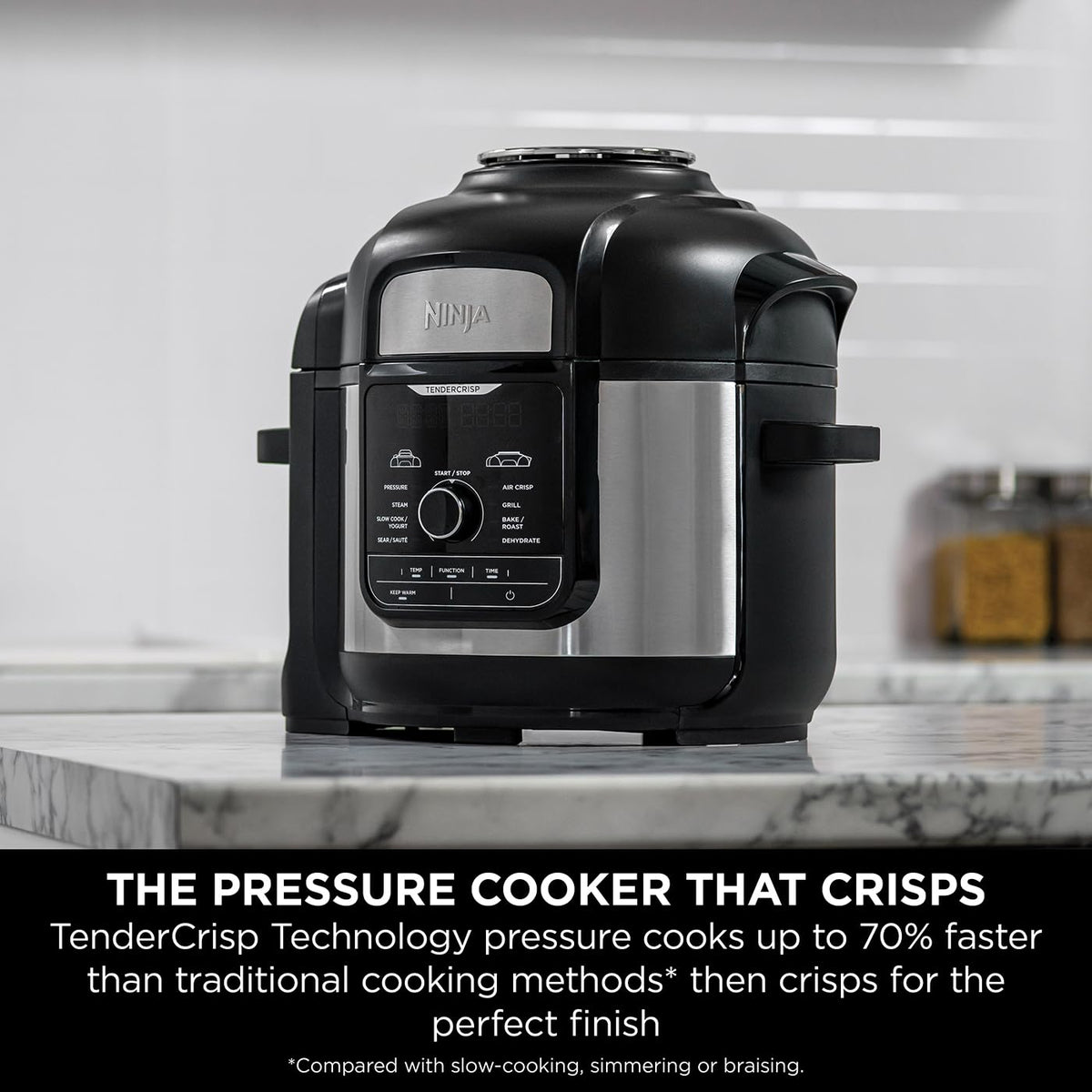 Ninja Foodi MAX 9-in-1 Multi Cooker 7.5L – Pressure Cook & Air Fry