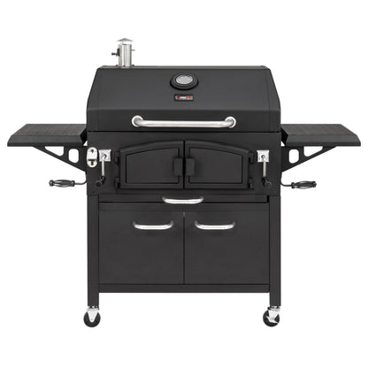 CosmoGrill Ignis Charcoal BBQ Smoker Grill with Dual Cook Zones