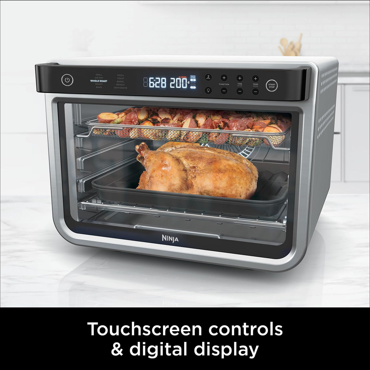 Ninja Foodi 10-in-1 Countertop Oven with 2-Level Cooking – DT200UK