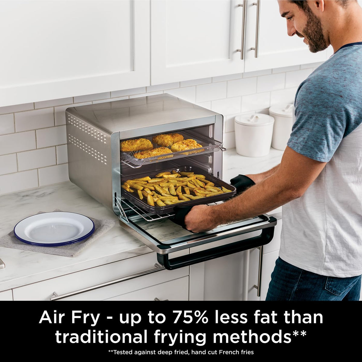 Ninja Foodi 10-in-1 Countertop Oven with 2-Level Cooking – DT200UK