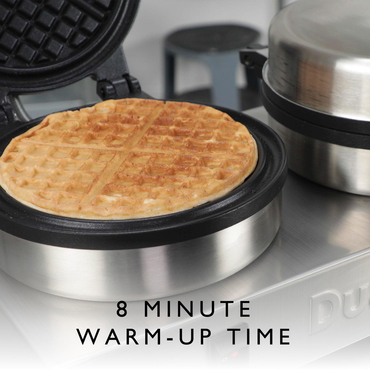 Dualit 1.6kW Double Waffle Iron 74002 – 60 Waffles/Hour Output