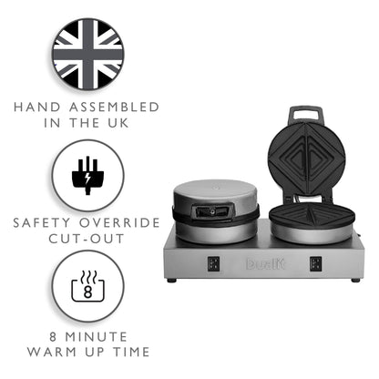 Dualit Double Contact Toaster & Toastie Maker – Stainless Steel