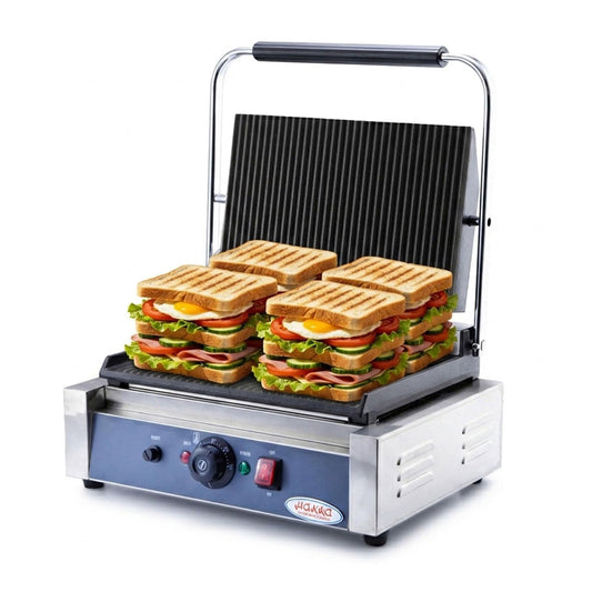 Hakka Electric Panini Press Contact Grill – 50–300°C Non-Stick