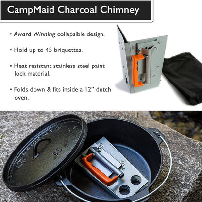 CampMaid 7-Piece Dutch Oven & Outdoor Cooking Accessory Set